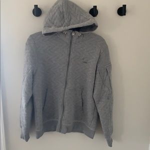 G-Star RAW Grey Quilted Hoodie - Medium